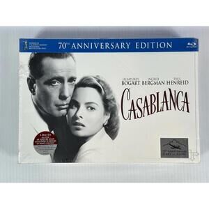 Casablanca Blu-ray DVD 2012 3 Disc Set 70th Anniversary Edition New‎ In Box